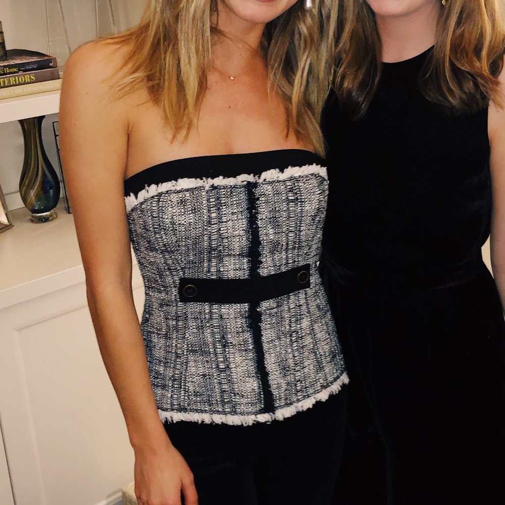 Tibi Strapless Top
